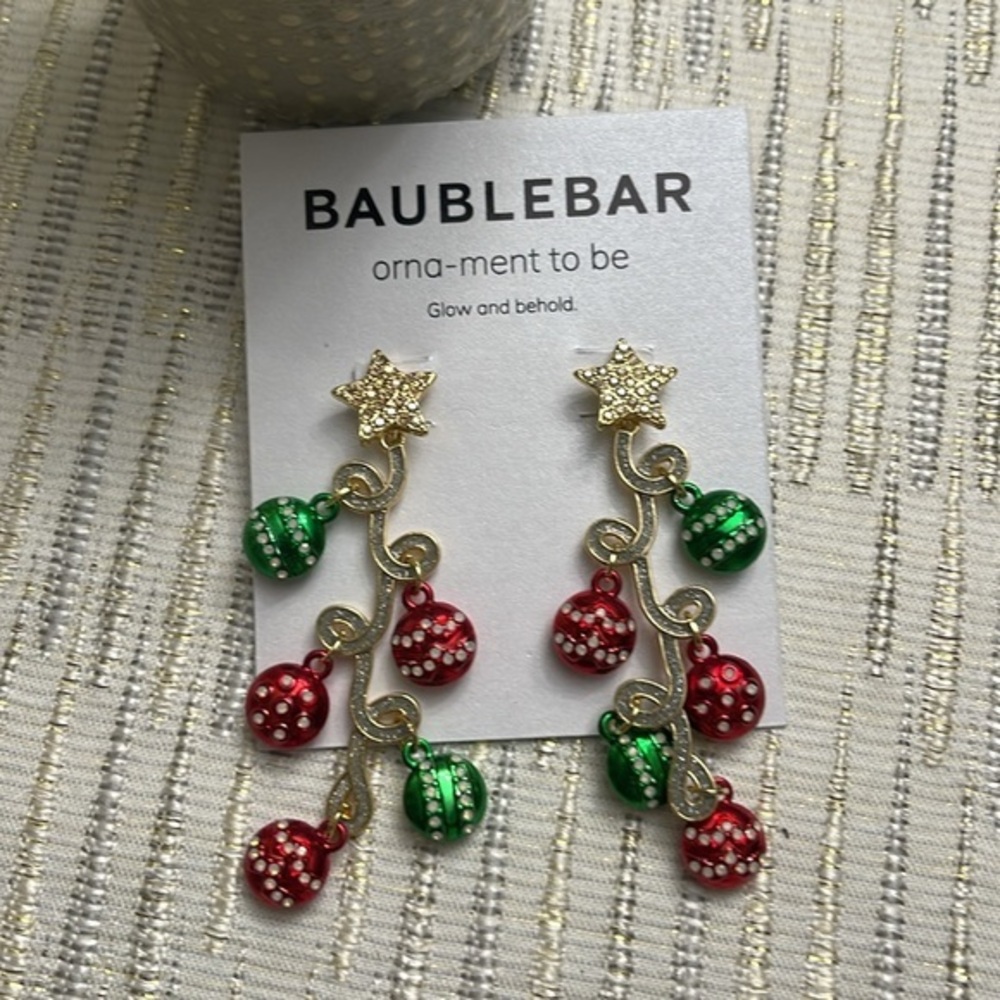 BaubleBar 🎄 Orna-ment to be  Dangle/Drop Fashion Earrings
